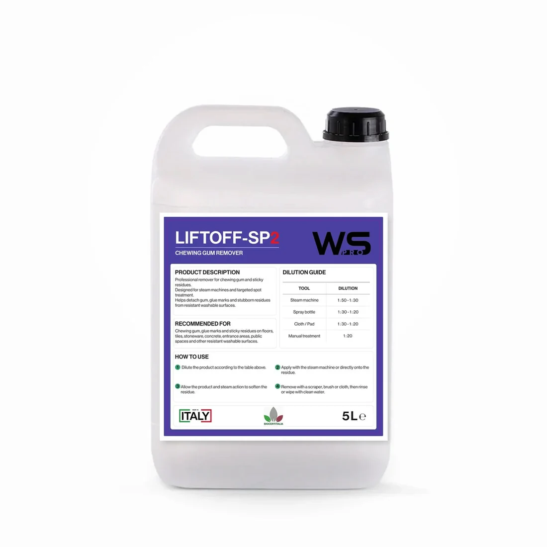 Tanica originale WSPRO LIFTOFF-SP2 con etichetta viola
